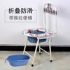 Silla de Inodoro para Mujeres Embarazadas y Ancianos, Silla Taburete de Inodoro Plegable Antideslizante Reforzada, Inodoro Móvil para el Hogar