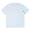 Playera de Algodón de Peso Pesado Blanca de Manga Corta con Hombro Derecho Descubierto Ropa para Mujer Verano Holgada para Interior Top de Color Puro Venta al por Mayor