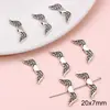 Colgante de aleación de gato Cupido corazón color K blanco Material de accesorios para pulsera collar hecho a mano