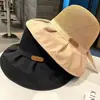 Novedad Cubre Rostro de Pescador Protector Solar Sombrero de Sol para Mujer Sombrero con Visera Estilo Coreano Combinable Sombrero de Sol para Exteriores Ala Ancha Lazo