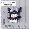 Accesorios de Adorno de Lazo Serie Negra Más Vendidos Materiales para Manualidades Diadema Funda de Teléfono Llavero Materiales de Adorno de Resina