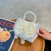 Nuevo Lindo Pequeño Lazo Fragante Dama Princesa Niños y Niñas Accesorios de Lana de Mano Bolso Bandolera