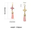Accesorios Pequeños Transfronterizos Aleación con Goteo de Aceite DIY Pulsera Collar Llavero Accesorios Material de Colgante Broche de Langosta