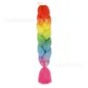 Fibra química de tres colores, cuatro colores, cinco colores, degradado, seda de alta temperatura, trenza grande, trenza jumbo, trenza burbuja, material para trenzas de cabello