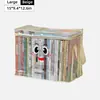 Caja de Libro Plegable Dormitorio Estudiantil Aula Caja de Almacenamiento de Libros Caja de Almacenamiento de Libros para el Hogar Impermeable Engrosada