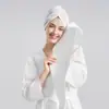 Gorro Desechable Secador de Cabello Etravel, Absorbente de Agua, Toalla de Cabello de Secado Rápido, Toalla de Cabello Portátil, Gorro de Ducha Espesado Baotou