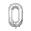 Decoración Transfronteriza de Aluminio Rosa Dorado de 32 Pulgadas con Números 0-9 para Fiesta de Cumpleaños, Celebración Festiva, Boda. Dorado, Plateado, Azul