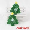 Cabeza de Papá Noel transfronteriza de fieltro de algodón y engrosamiento hecho a mano DIY decoración de árbol de Navidad accesorios de cabeza de ciervo tela de franela