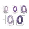 Hebilla de Cadena Abierta Colorida Acrílica DIY Hebilla Transparente de Color Sólido Accesorios para Pulseras Collares Joyería Hechos a Mano DIY