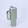 Taza de Hielo de Segunda Generación Transfronteriza de 40 oz de Gran Capacidad con Asa de Acero Inoxidable 304 Taza Portátil para Exteriores Termo Portátil para Coche
