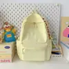Mochila Escolar Simples e Leve Estilo Japonês Campus Ensino Fundamental e Médio Estudante Universitário Mochila Escolar Verão Casual Mochila para Passeios