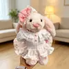 Solo Ropa de Muñeca/Ropa Hecha a Mano para Muñeca Conejo Jc Bonnie, Pijama, Vestido Mismo Estilo del Pequeño Libro Rojo, Conjunto para Muñeca de 32cm, Lindo