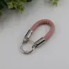 Funda de Teléfono Tejida con Patrón de Lichi de 7 MM Llavero Anti-pérdida Correa de Muñeca para Hombres y Mujeres Llavero para Bolsos Funda para Auriculares Correa