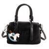 Bolso de bolos de mano con sensación retro francesa de alta gama para mujer, nueva moda casual otoño e invierno 2024, bolso bandolera diagonal