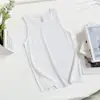 Verão~Estilo Americano Quente~Roupa Externa Corrida Respirável Blusa Esportiva Colete Feminino Aparência Emagrecedora Sem Mangas Top de Yoga