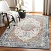 Alfombra Lavable Imitación Cachemir Persa Transfronteriza, Alfombrilla Lavable para Mesita de Noche de Dormitorio, Alfombra para Sala de Estar Doméstica Resistente a Manchas y al Desgaste