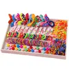 Set de regalo de accesorios para el cabello para niños, ligas para el cabello de bebé, pinzas laterales para niñas, accesorios para el cabello, cuerdas para el cabello de princesa para niñas