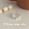 Venta al por mayor de joyería de plata Dongdaemun Corea S925 Plata de Ley Anillo Multicarcasa Diseño de Nicho Anillo Abierto para Mujeres