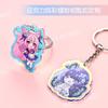 Llavero Acrílico Láser Colorido Personalizado Dibujo Animado Animación Bidimensional Comic Exhibición Souvenir Colgante para Mochila Escolar Personalización