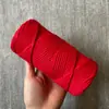 En Stock Cuerda de Algodón de Colores de 3 mm de Tres Hilos Cuerda Pura de Algodón para Tejido de Tapicería Rollos de 100.1 m de Cuerda para Manualidades Hechas a Mano