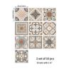 Pegatinas de azulejos con patrón retro para comercio exterior, baño, inodoro, decoración del hogar, pegatinas de pared autoadhesivas, venta al por mayor, transfronterizas