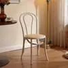 Conjunto de cadeiras de jantar em madeira maciça cadeira vintage cadeira de restaurante americano francês com encosto casa comercial cadeira de rattan trançado de rattan