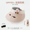 Bonito Sombrero de Protección Solar para Niños Oso de Dibujos Animados Estilo Nuevo Sombrero de Copa Abierta para Niños y Niñas Sombrero de Sol de Ala Ancha para Verano Venta al por Mayor