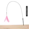 Caña de juguete para gatos con plumas, juguete autoentretenido y duradero para gatitos, juguete para mascotas, accesorios para mascotas