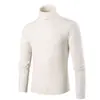 Suéter de cuello alto para hombre de comercio exterior de Amazon Otoño e Invierno Suéter de cuello alto moderno Suéter simple de trenzado Suéter de talla grande