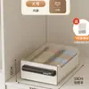 Caja de Almacenamiento de Ropa Tipo Cajón para el Hogar Gabinete de Almacenamiento de Plástico Caja Organizadora de Ropa Caja Transparente para Armario Juguetes Archivos