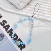 Cordão Personalizado de Gato com Contas DIY Corrente para Celular Kitty Corrente para Celular Acrílico Original Coração de Menina Círculo Menina Doce Fofa