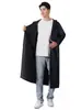 Poncho de Protección Laboral de Saneamiento Alargado para Hombres y Mujeres, Cortavientos a Prueba de Tormentas, Impermeable de una Pieza para Patrulla de Control de Inundaciones, Seguridad en Carreteras