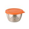 Plato para Sazonar de Acero Inoxidable 304 con Tapa, Taza Sellada para Salsa, Plato para Sazonar Ensalada Tomate, Antifugas