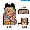 Tubería de Agua Transfronteriza Mario Mario Bolsa Impresa a Color Set de Tres Piezas Tela Oxford Bolso para Estudiantes de Hombre y Mujer