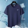 Llegada Nueva Verano 2025 Camiseta Sin Costuras para Hombre de Seda de Hielo Secado Rápido Deportiva Elástica de Manga Corta Exterior Cuello Redondo Camiseta Interior