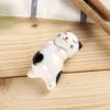 Wen Chuang ZAKKA Juego de Cerámica Japonés Cinco Gatitos Gordos Lindos Palilleros de Cerámica Pintados Adornos Decoraciones Creativas