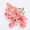 Orquídea Pequena Simulada DIY Xunpu Grampo de Cabelo Feminino Acessórios de Tiara de Flor 8,5 cm Flor de Chiffon Sapato e Chapéu Acessórios de Flor Artificial