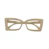 Nuevas Gafas Transfronterizas 2025 Moda Gafas de Sol para Hombre Marco Cuadrado para Mujer Venta Caliente en Línea Gafas de Sol Mariposa Lente Plana