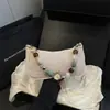 Nova Bolsa Feminina de Verão 2026, Bolsa de Ombro Tecida de Palha Nova da Moda de Nicho, Bolsa Tecida Leve de Ombro Único para Mulheres