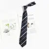 Accesorios para Camisa de Golpe Libre de Personas Estilo Japonés Corbata Azul Estilo Académico jk Patrón Perezoso Vestido Académico Lazo de Corbata Mano de Mujer dk