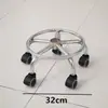 Accesorios para sillas giratorias elevables: base de cinco estrellas de acero, base de garra de plástico de nylon, base de disco, accesorios para taburete redondo