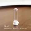 Aceite desmaquillante botella rellenable, set portátil tamaño viaje, mini muestra cosmética desechable de uso diario, botella de vidrio de un solo uso