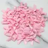 Lazo de Cinta de Satén Rosa Fresco 4*4cm Flor de Lazo de Satén de Poliéster Manualidades DIY Decoración para Coser Ropa