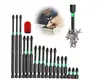 Kit de Brocas Cruzadas Magnéticas Resistentes a Impacto Aço S2 Antiderrapante 21 Peças Dente Antiderrapante Base de Anel Magnético Broca de Chave de Fenda