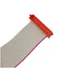 Arnés de Cableado al por Mayor Personalizado Serie 215083 Rojo IDC Cable Terminado 18P 2651 Cable Gris 28AWG