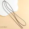 En stock venta al por mayor alta elasticidad 1.2mm cuerda elástica café cuerda redonda material tejido a mano cuerda de hilo de cuentas elásticas