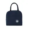 Bolsa térmica para almoço, bolsa de almoço portátil para estudantes, à prova d'água e de óleo, bolsa de almoço para trabalhadores de escritório, bolsa de folha de alumínio espessada