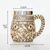 Suministro de Comercio Exterior Abastecimiento Transfronterizo Vikingo Creativo Oráculo Taza de Cerveza Taza Grande de Agua Taza de Acero Inoxidable