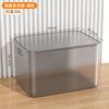 Caixa de Armazenamento Transparente Grande Capacidade Doméstica Guarda-Roupa Roupas Caixa de Plástico Baú de Brinquedos Organização de Armazenamento Cesto de Armazenamento