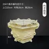 Molde para Vaso de Flores Cimento Bonsai Redondo Plástico Aço Modelo Concreto Moldado no Local Ferramenta de Polimento Modelo Peça Única Consignação Atacado